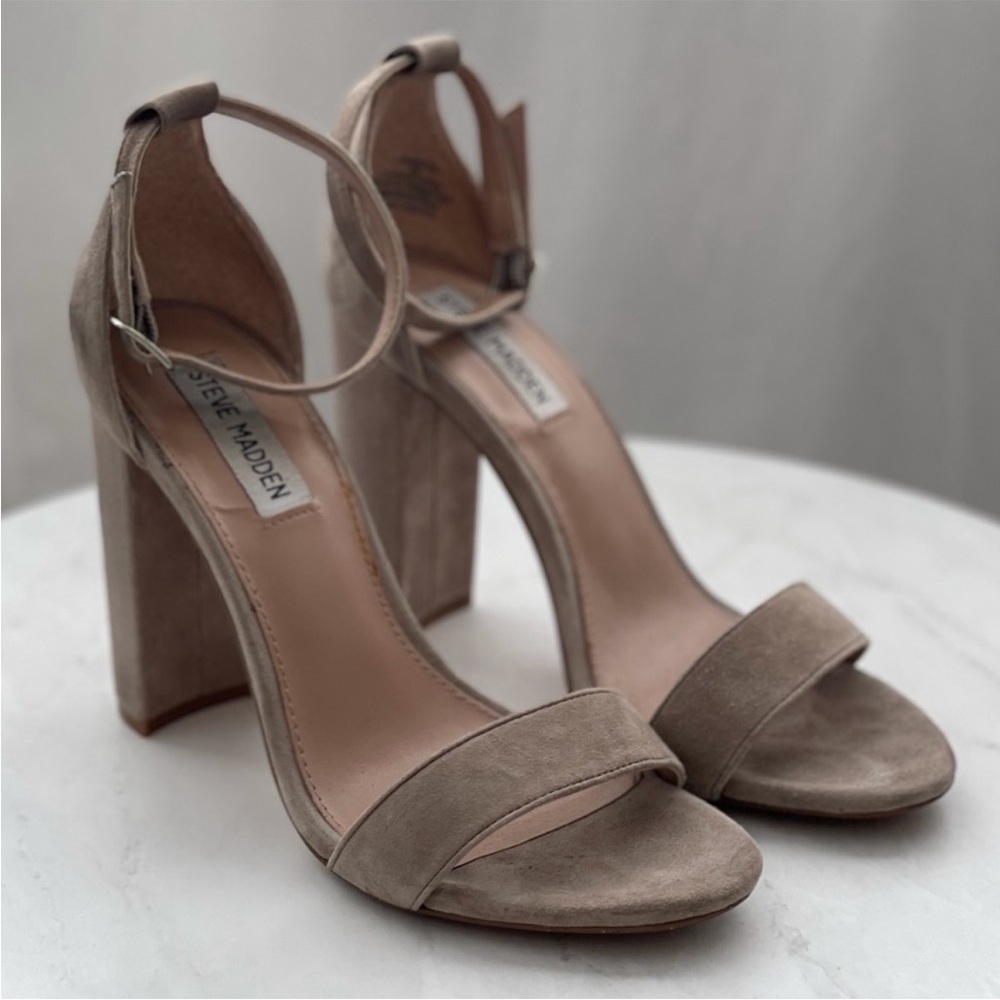 Steve Madden Taupe Heels